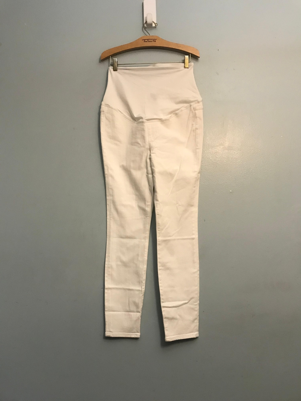 J. Crew White Maternity High-Waist Leggings